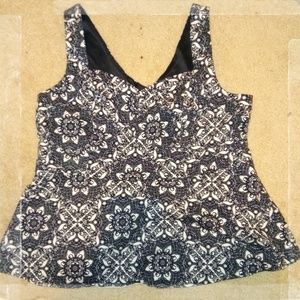 Torrid Peplum Sleeveless Top